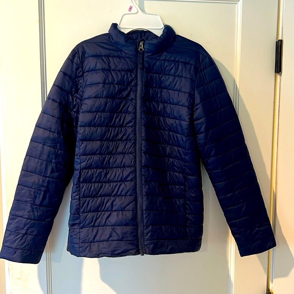 Lands End. Boys. Packable puffer coat. Size Medium